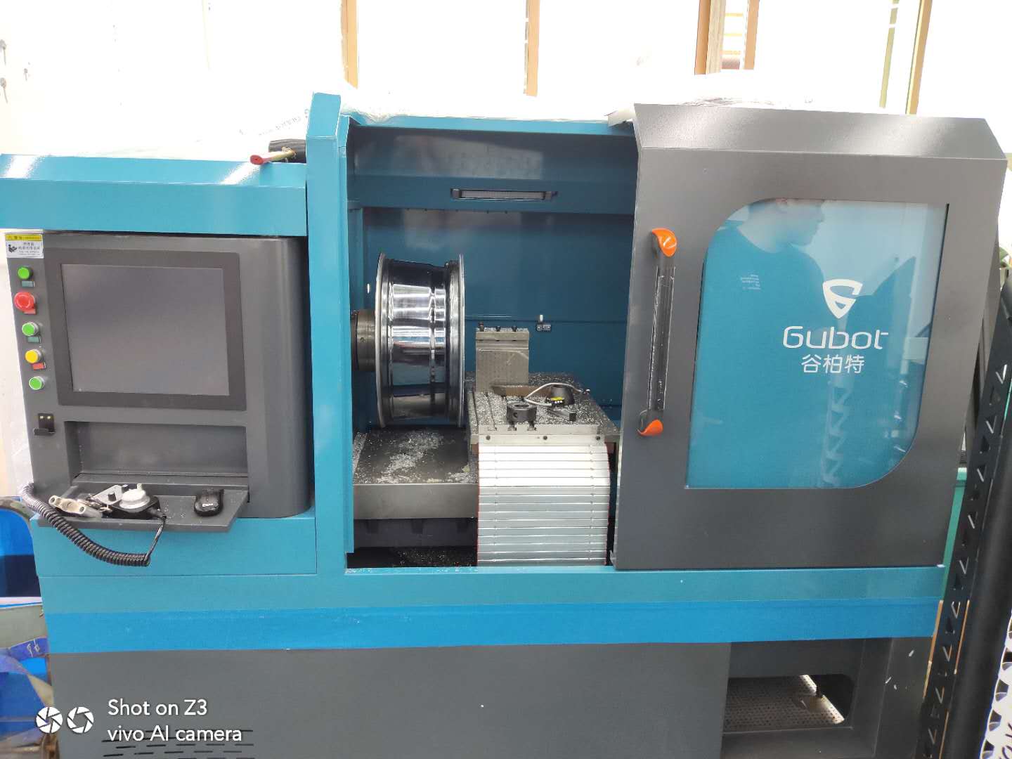 alloy wheel machine