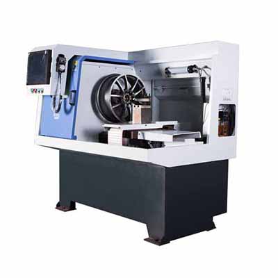 Wheel repairing machine